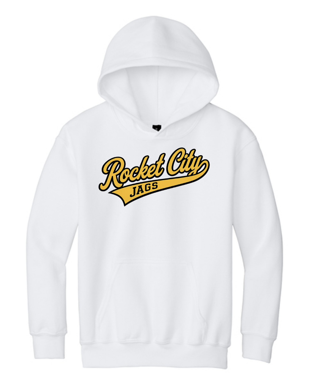 2026 Fall Collection - Rocket City Jags Hoodie (Black and White)