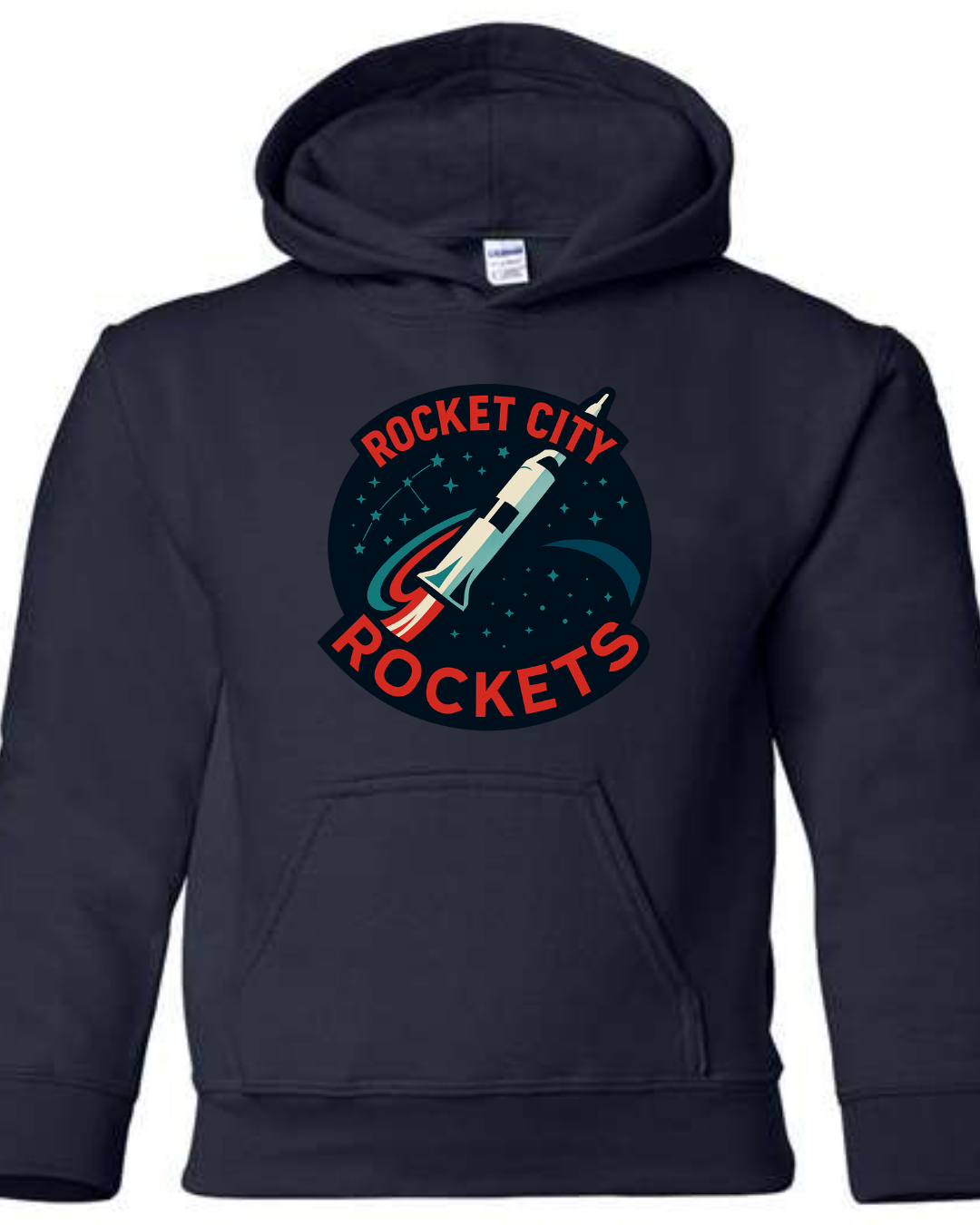 Rocket City Rockets Logo Hoodies