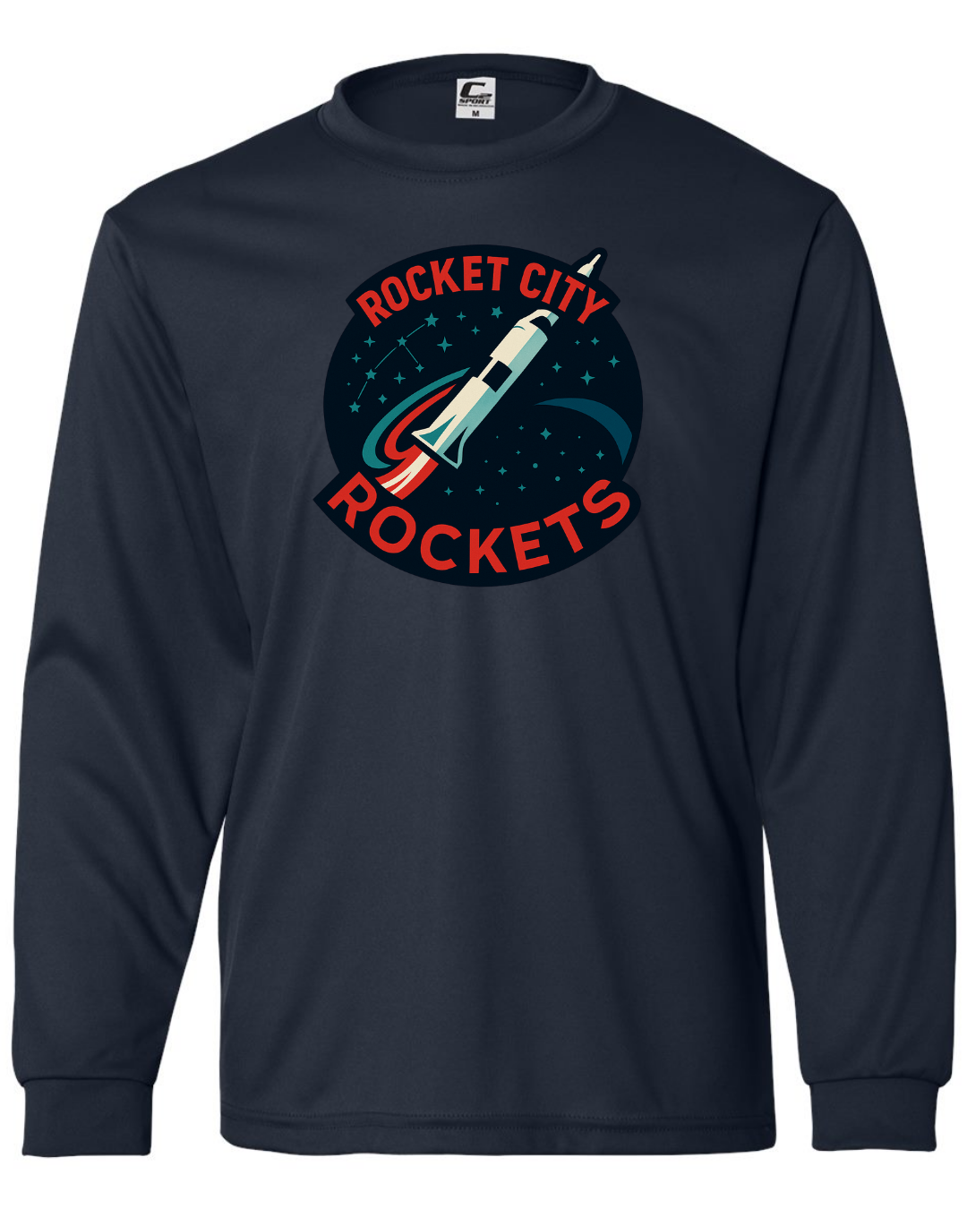 Rocket City Rockets Logo Navy Shirts