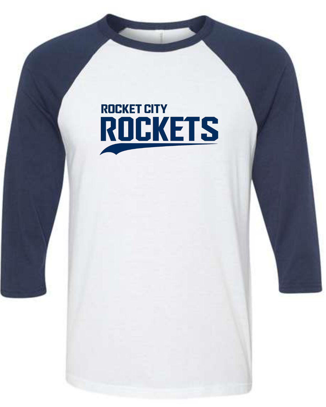 3/4 Bella+Canvas Rocket City Words Shirt
