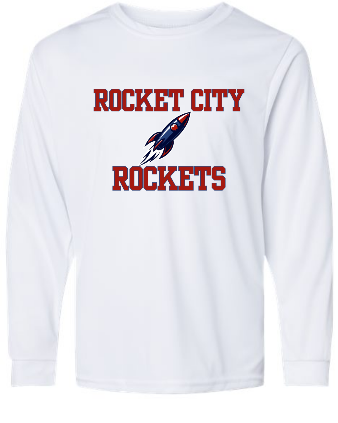 Rocket City Rockets Rocket White Shirts