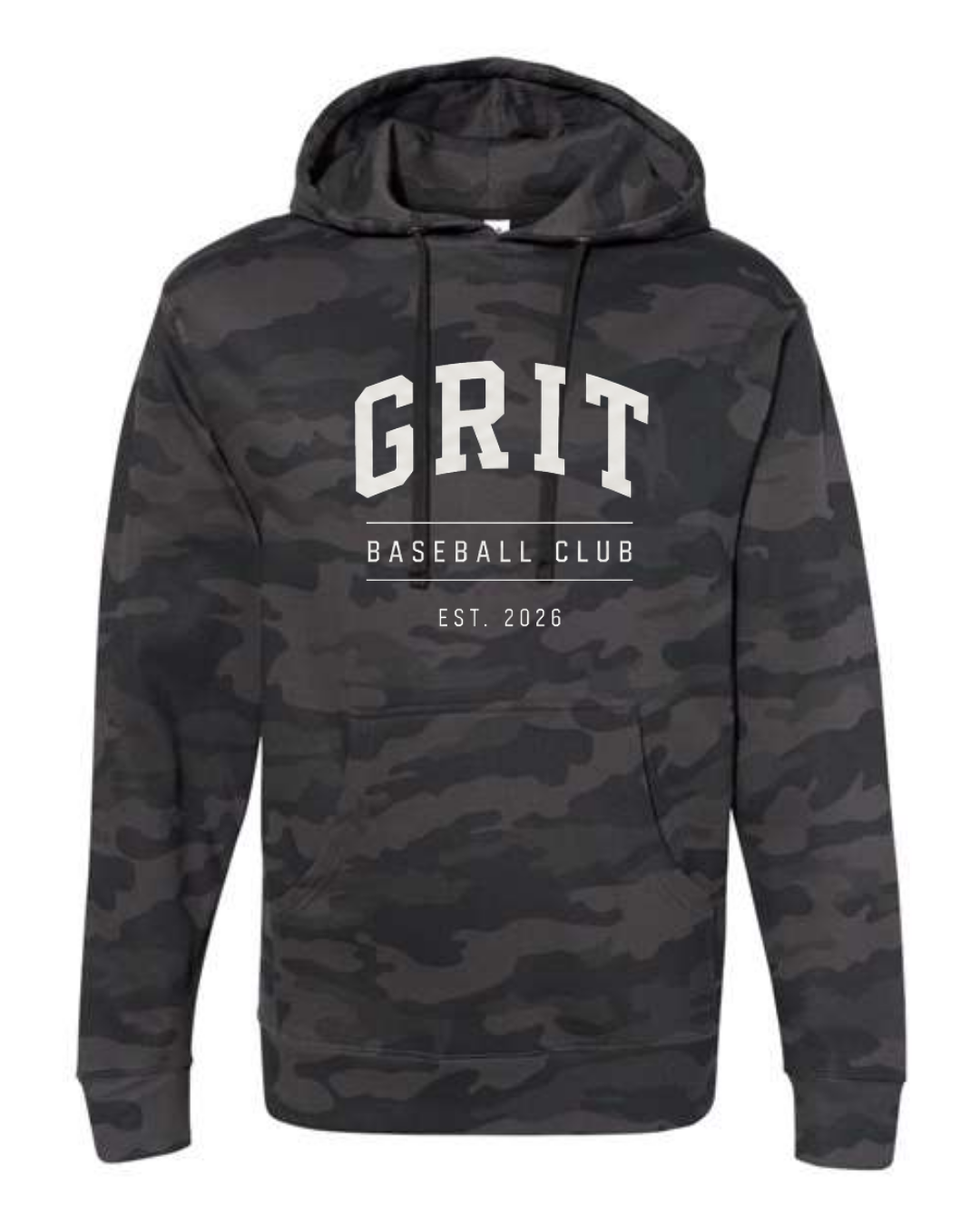 Grit Baseball Club - Hoodies (Black, Ash, Black Camo)