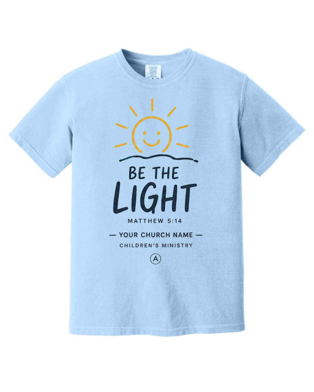 Church Sample 1566 Comfort Color - Chambray