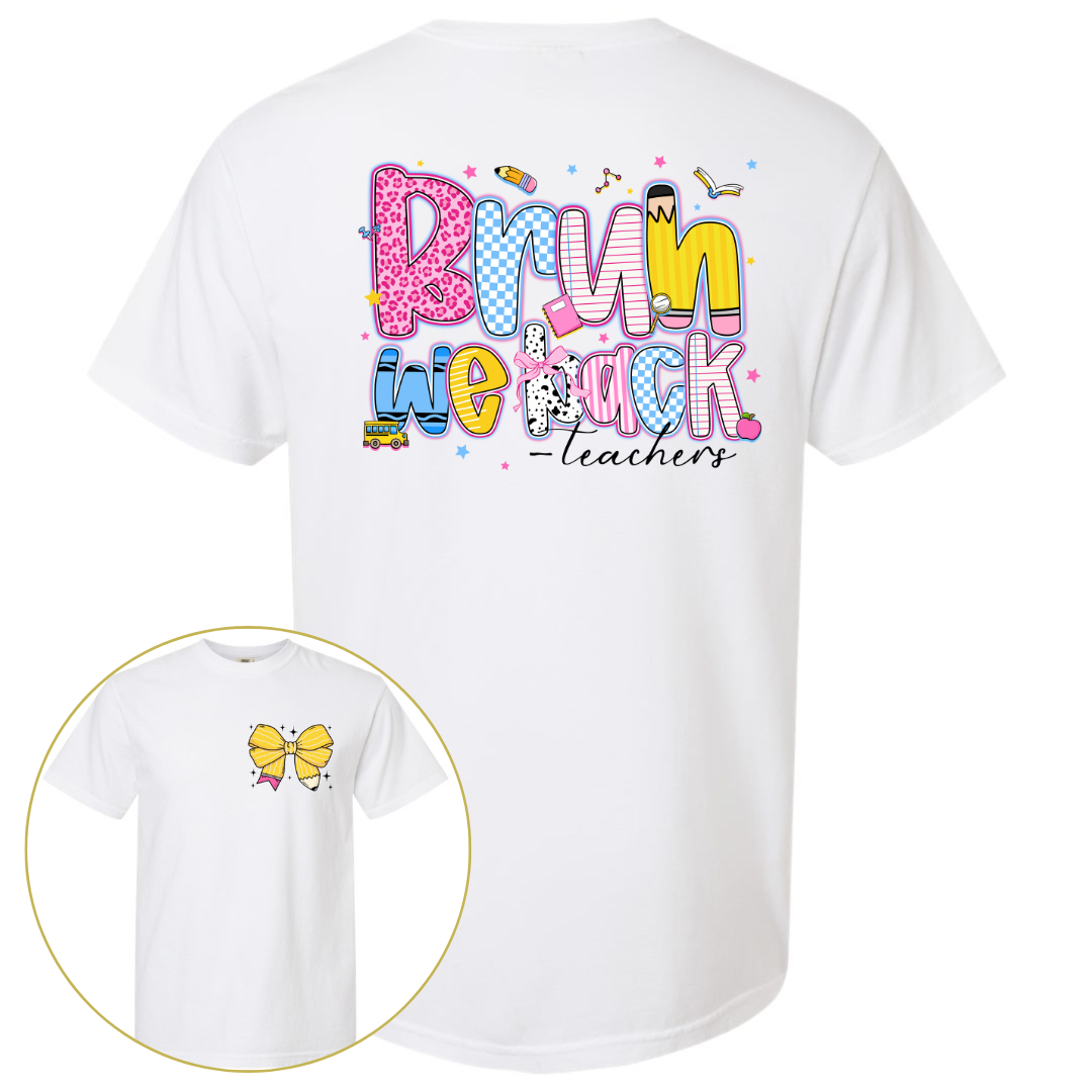 Bruh We Back Front and Back - Comfort Colors Bruh We Back Front and Back