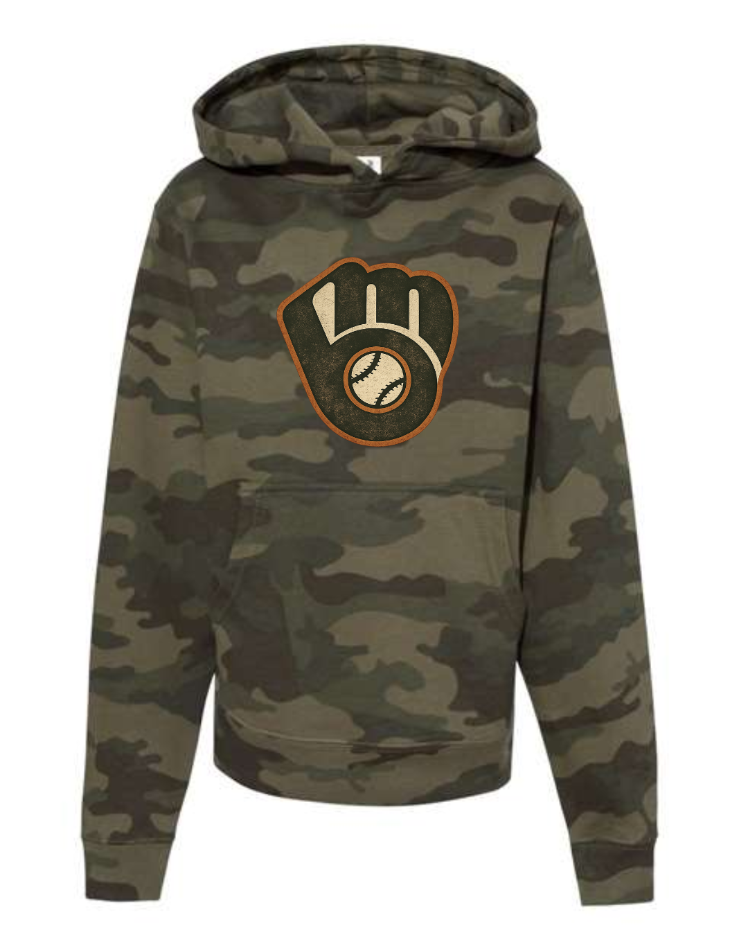 *New for 2026* Forrest Green Hoodie Rustic Logo
