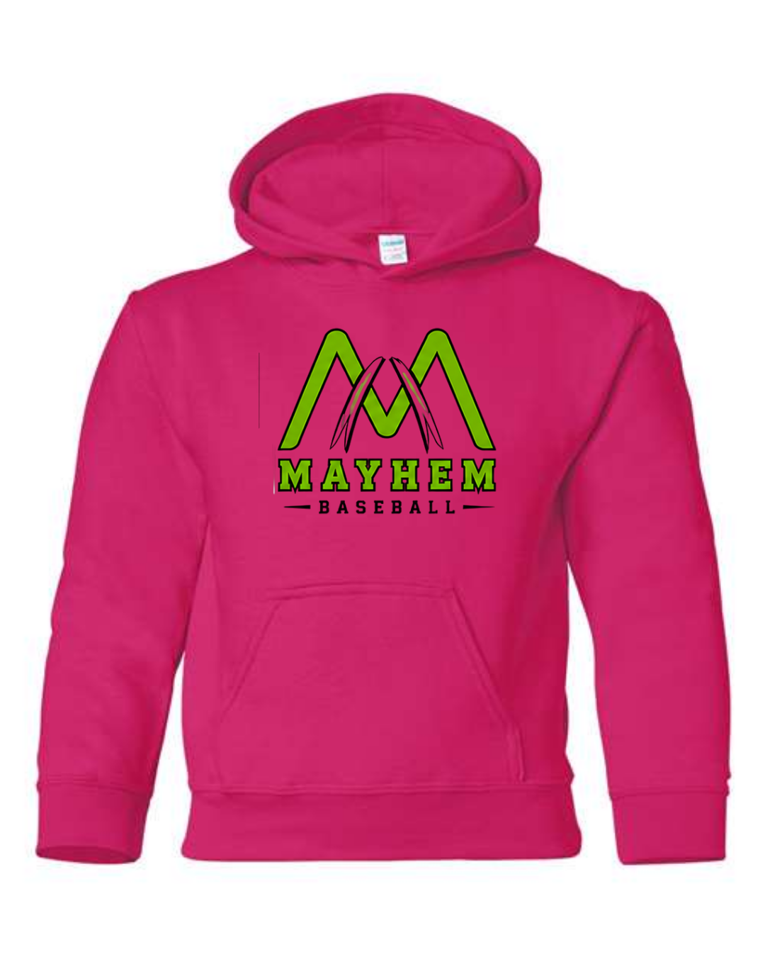 Mayhem New Logo Hoodie (Black and Pink)