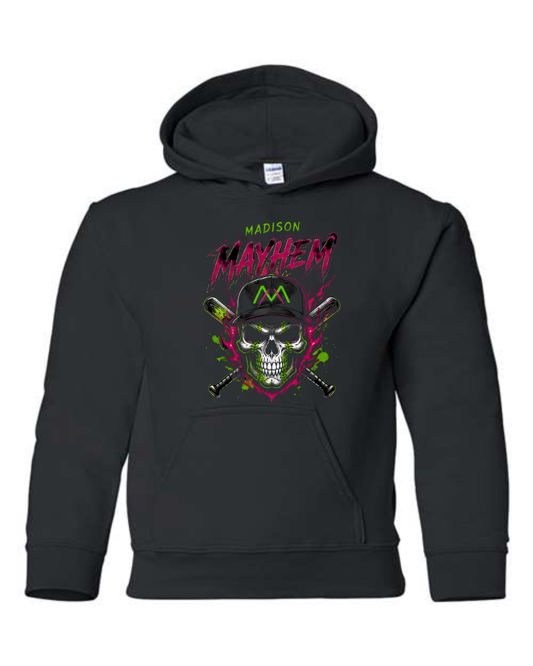 Mayhem Skull Hoodie (Black Only)