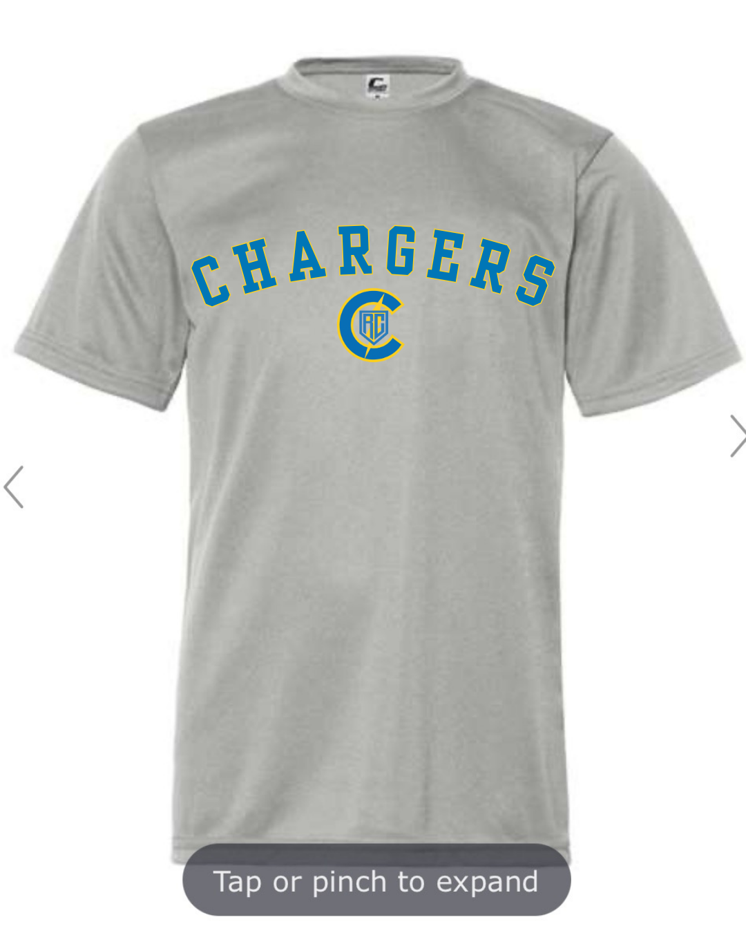 *New for 2026* Blocked Curved Chargers T Shirt