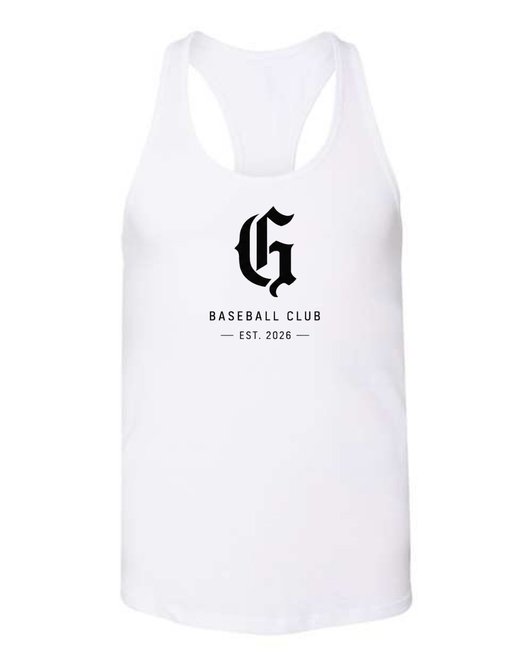 Grit Bella Canvas Jersey Racerback Tank Collection (Black and White)