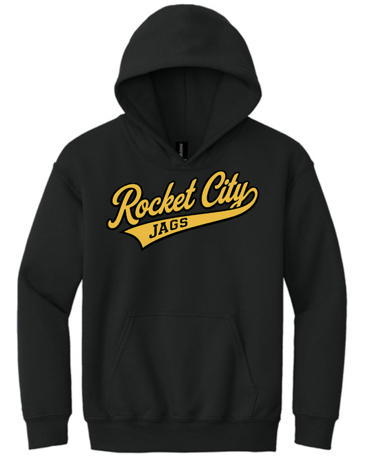 2026 Fall Collection - Rocket City Jags Hoodie (Black and White)