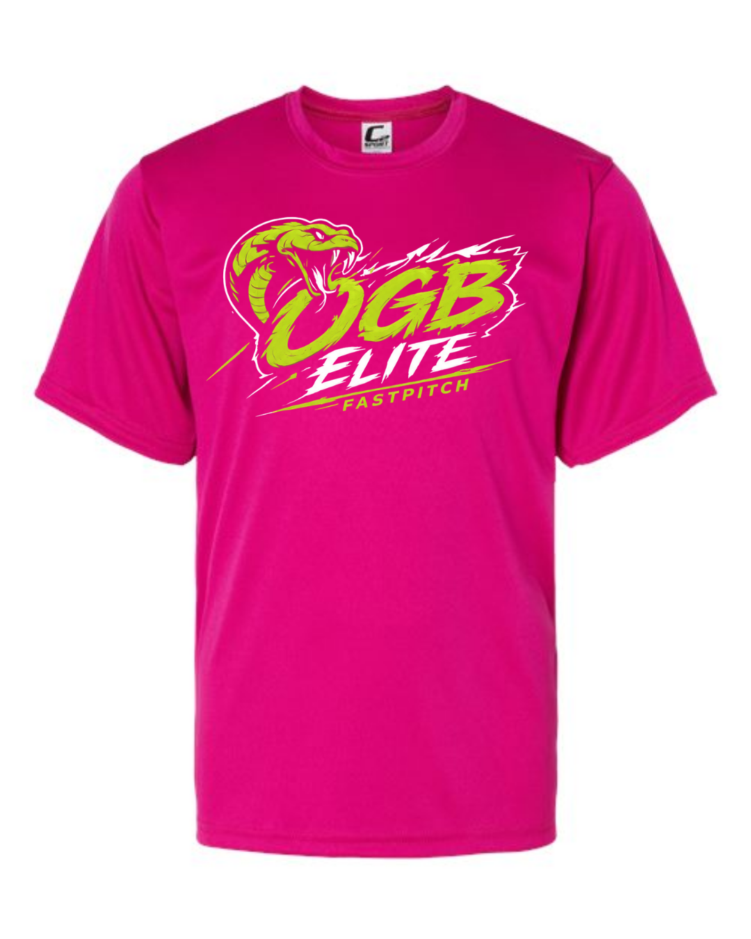 OGB Elite Fastpitch OGB Dri Fit Shirts (Multiple Designs / Black and Pink)