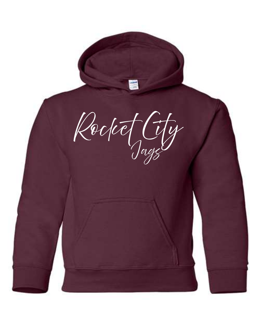 Rocket City Jags Script Hoodie (Multiple Colors)