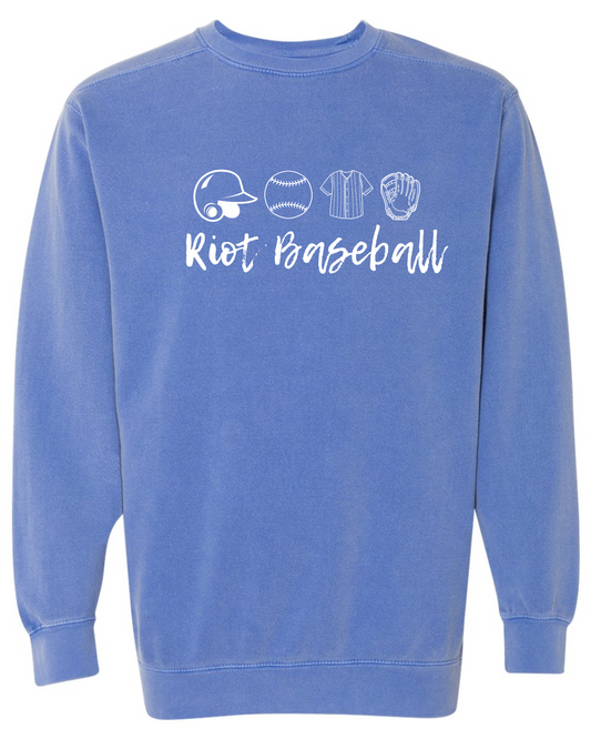 Comfort Colors Crewneck Baseball Multiple Colors