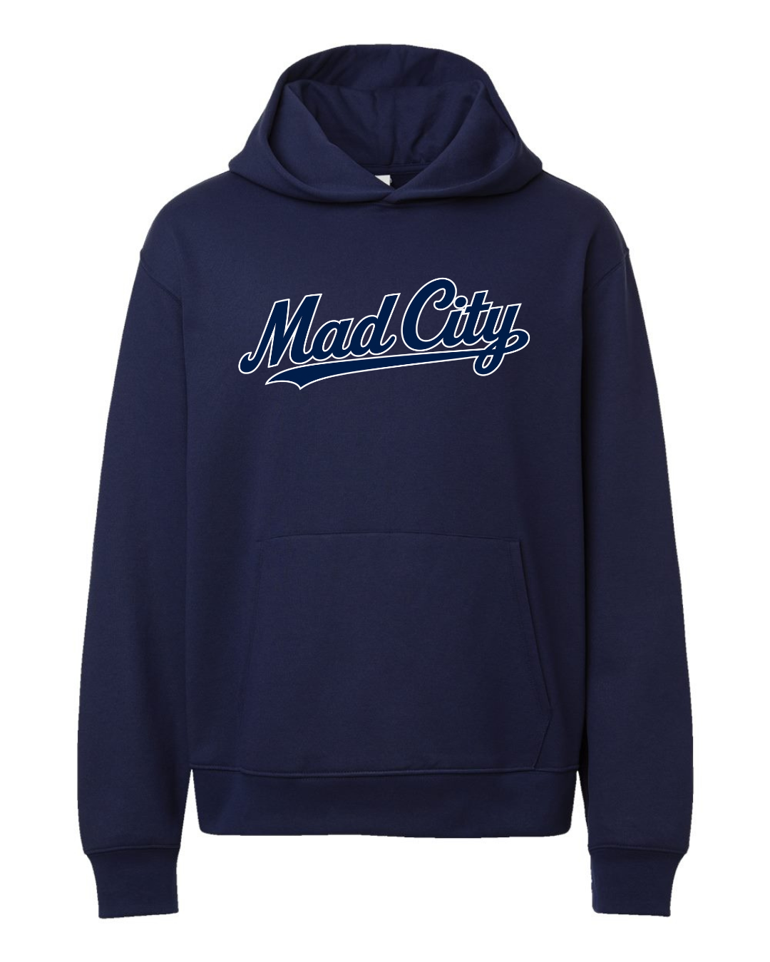 Mad City Fall 2026 Collection - Hoodies (Navy, White, Columbia, and Pink)