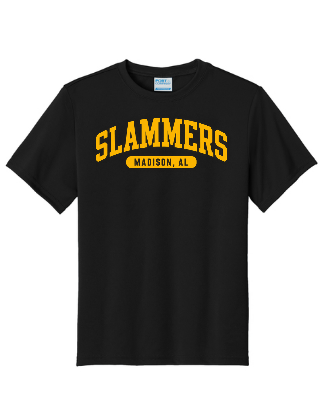 Slammers Madison, AL Shirt (Gold Black and White)