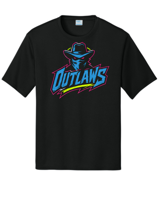 Outlaws Shirt (Black, Pink, Carolina Blue)