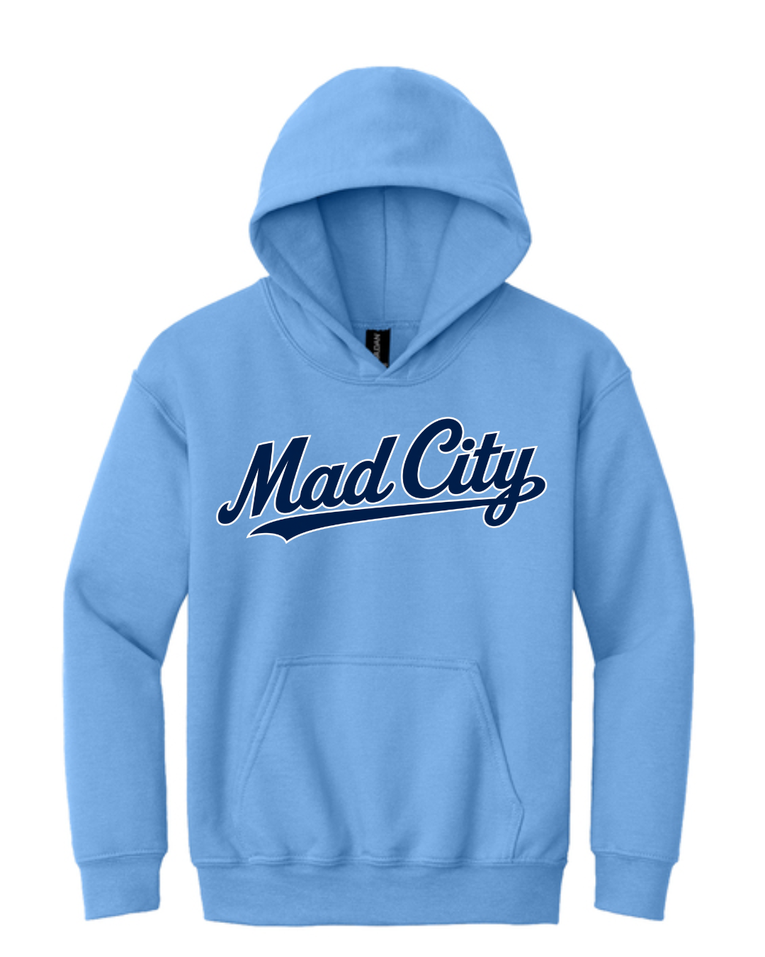 Mad City Fall 2026 Collection - Hoodies (Navy, White, Columbia, and Pink)