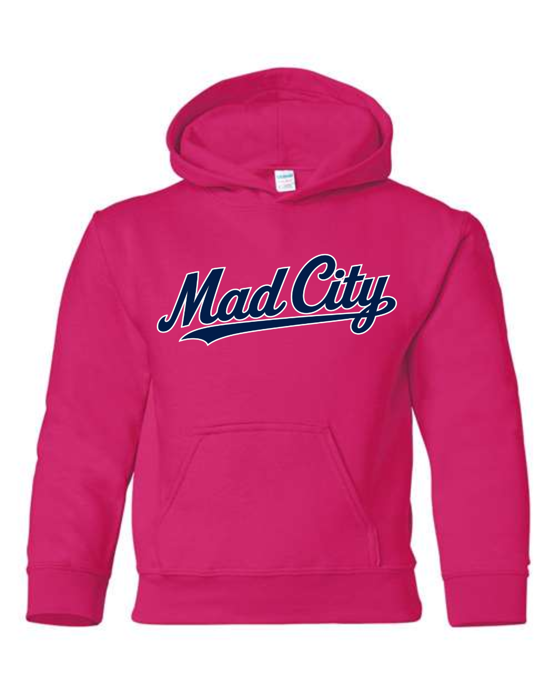 Mad City Fall 2026 Collection - Hoodies (Navy, White, Columbia, and Pink)