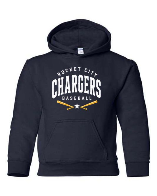 2026 Fall Collection - Chargers Bats Hoodies (Navy and Blue)