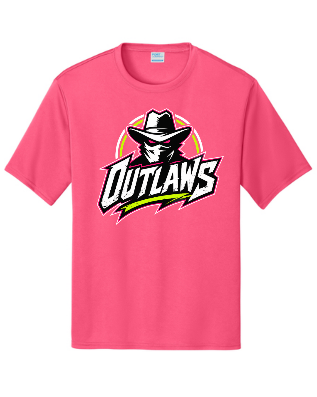 Outlaws Shirt (Black, Pink, Carolina Blue)