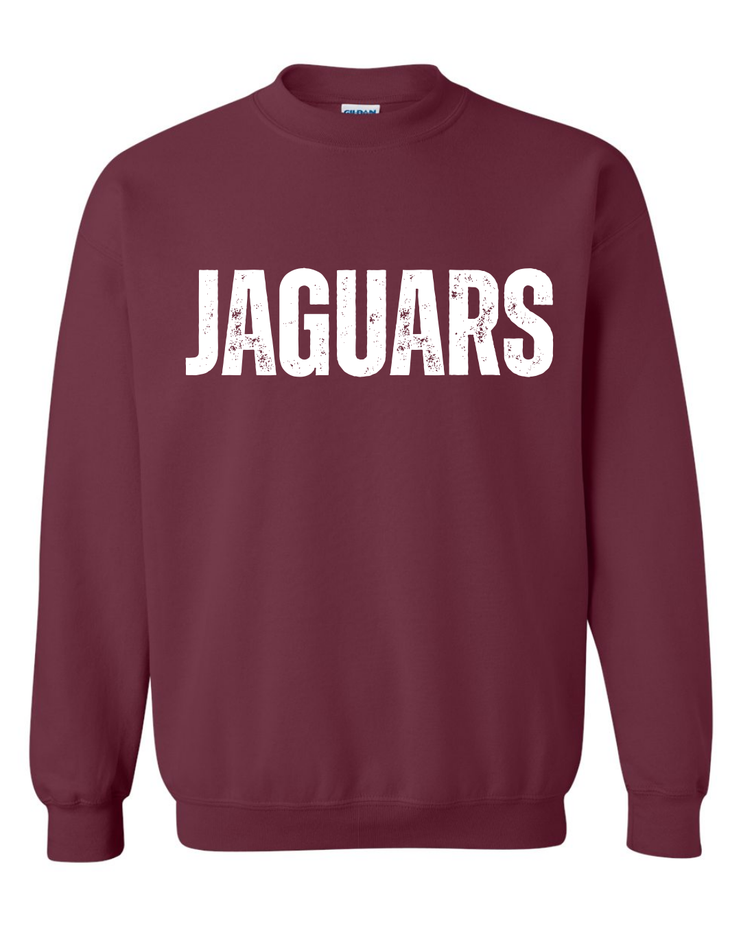 Jaguars Distress Block Crewneck (Multiple Colors)