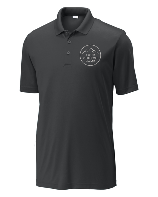 Church Sample Polo - Dark Gray