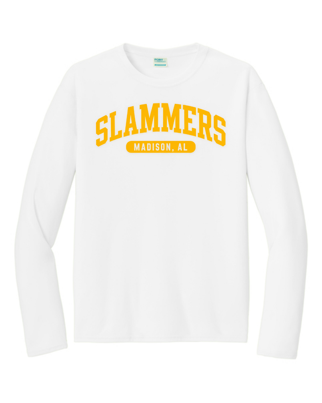 Slammers Madison, AL Long Sleeve Poly Shirt (Black and White)