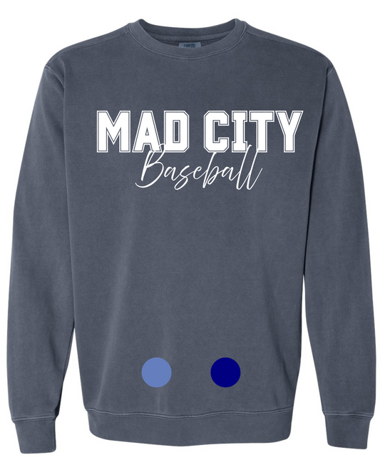 Comfort Colors Crewneck Sweatshirt MAD CITY
