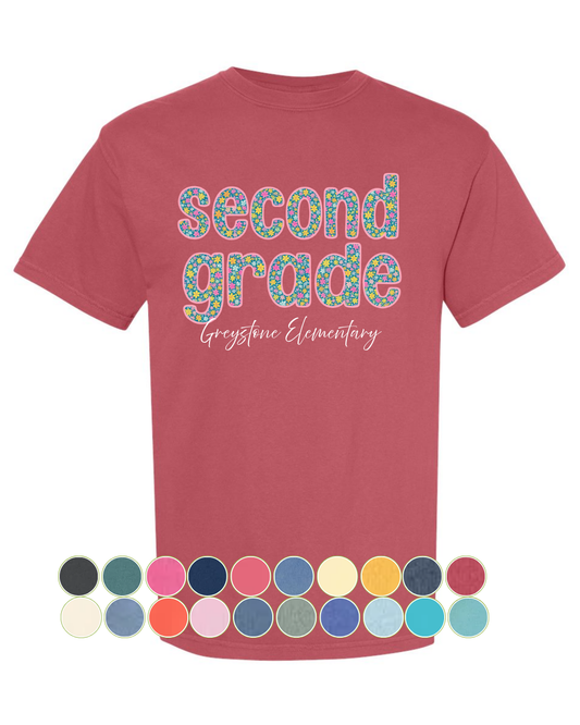Comfort Colors Second Grade Shirts