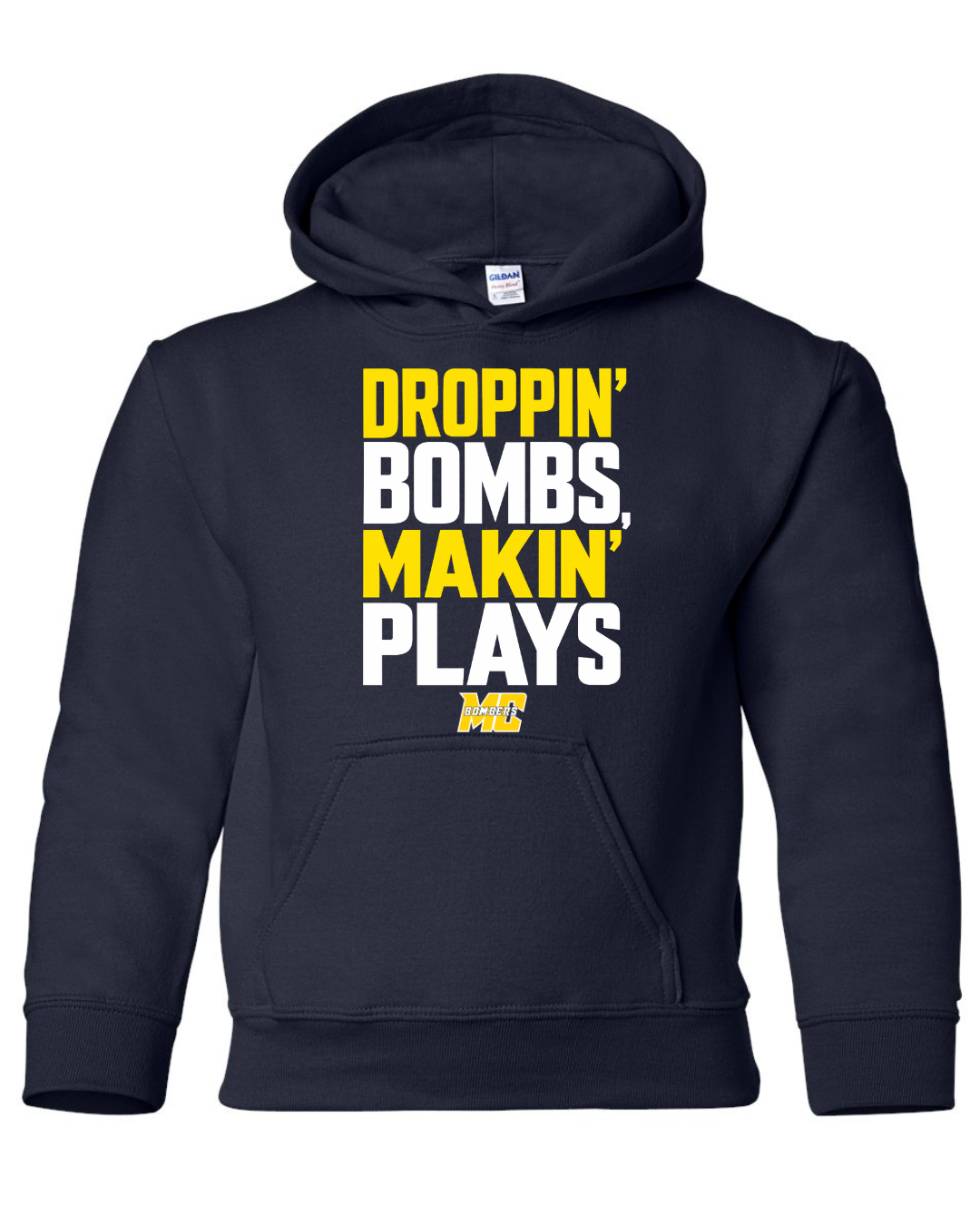 Droppin' Bombs Hoodie Navy