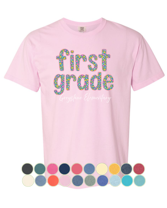 Comfort Colors First Grade Shirts