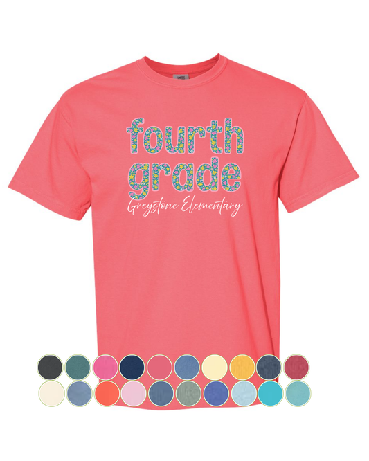 Comfort Colors Fourth Grade Shirt