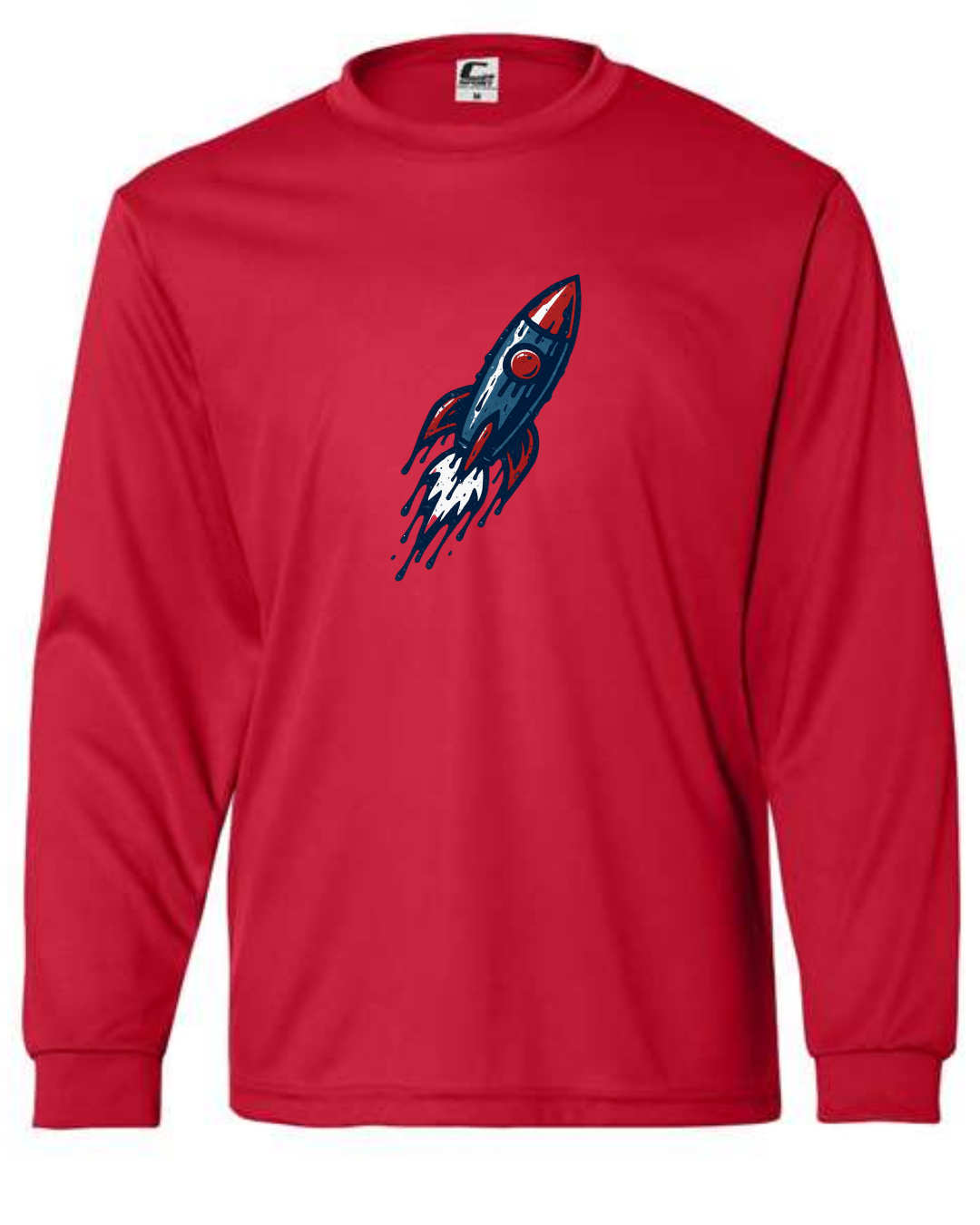 Red Melted Rocket Shirts