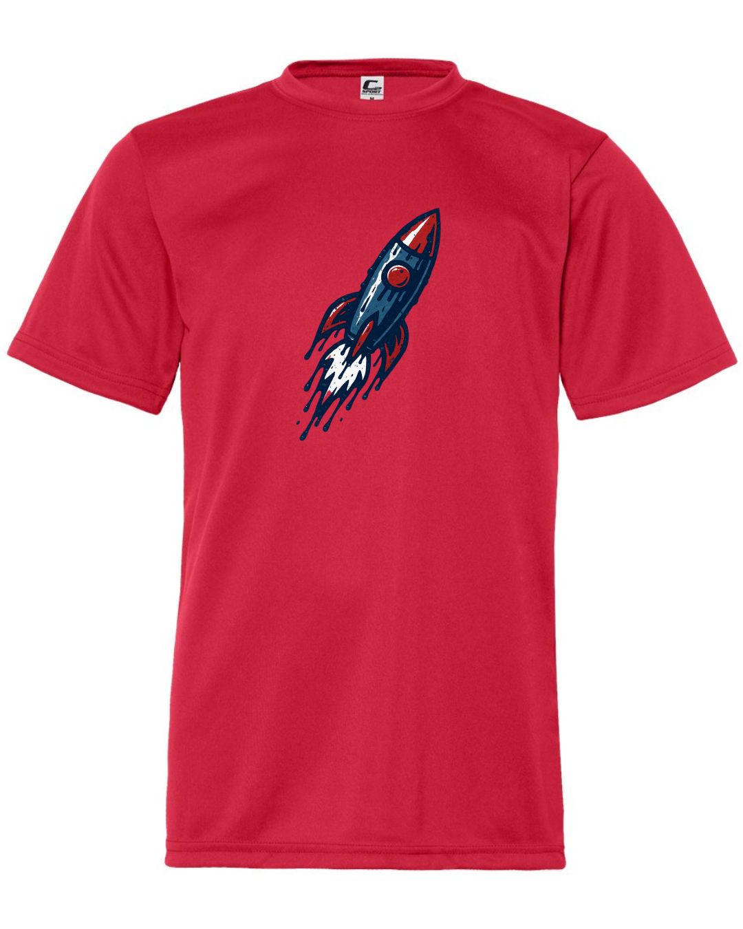 Red Melted Rocket Shirts
