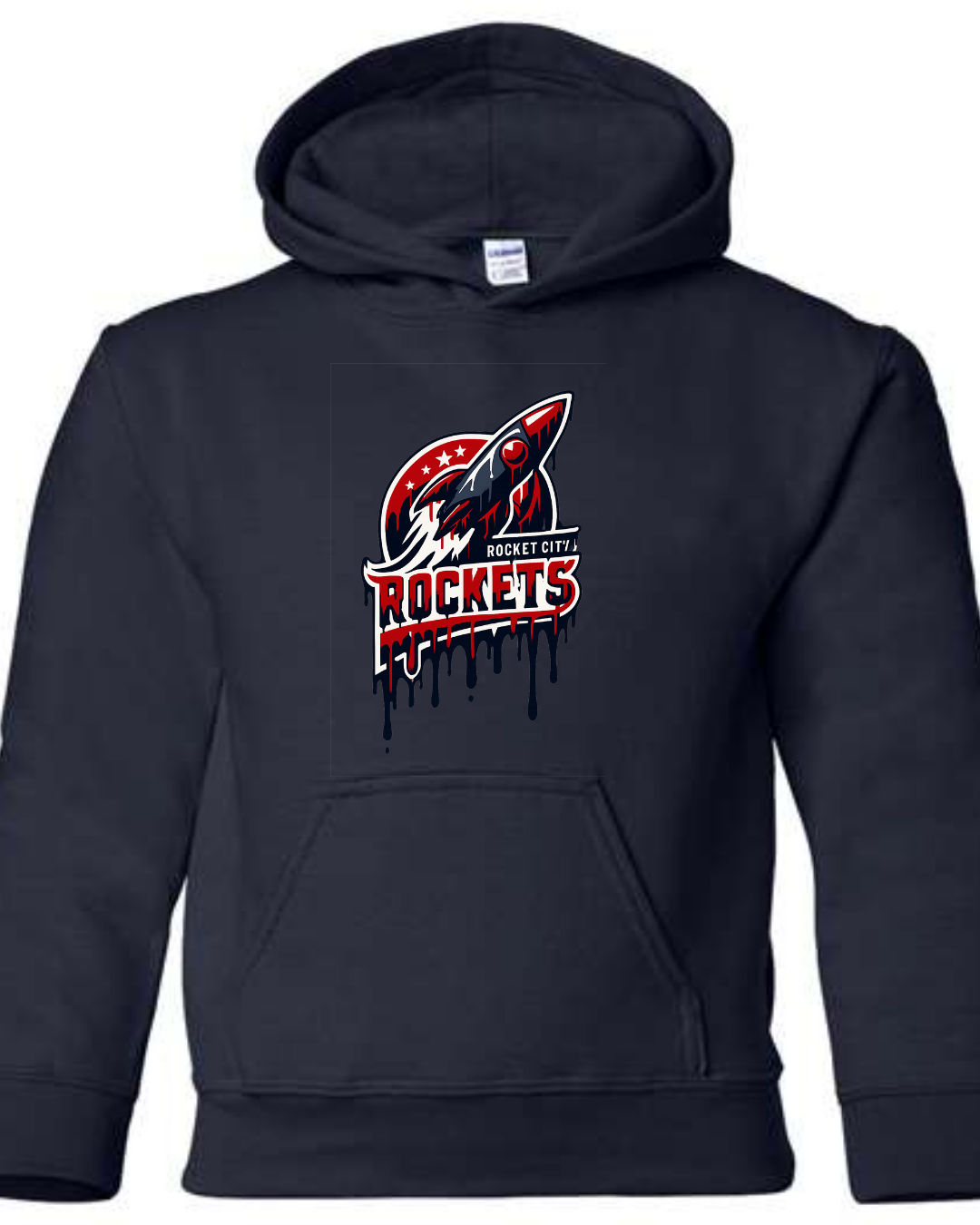 Rocket City Melted Logo Hoodies