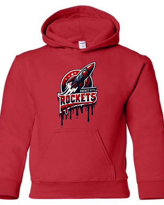 Rocket City Melted Logo Hoodies