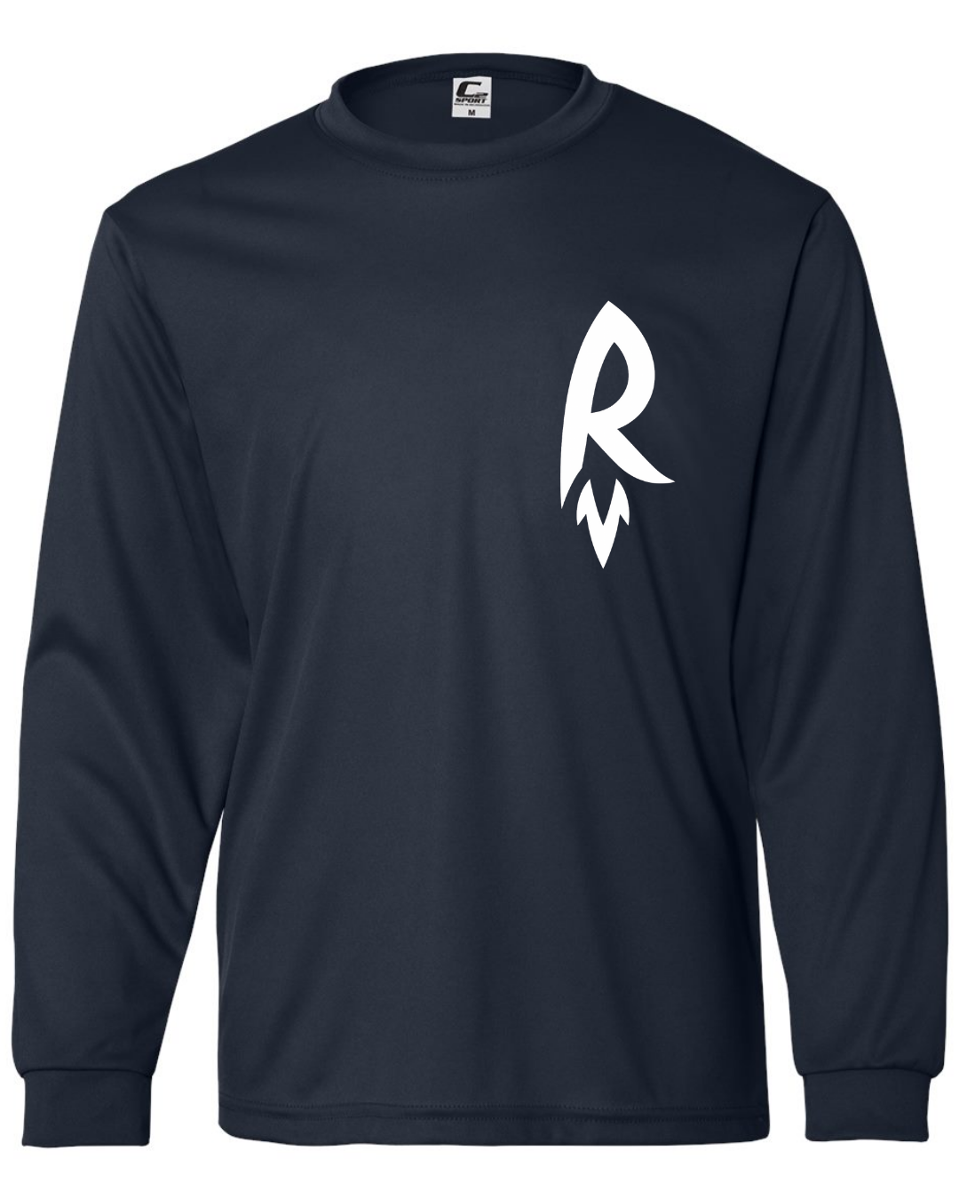Rocket City R Blast off left chest Navy Shirts
