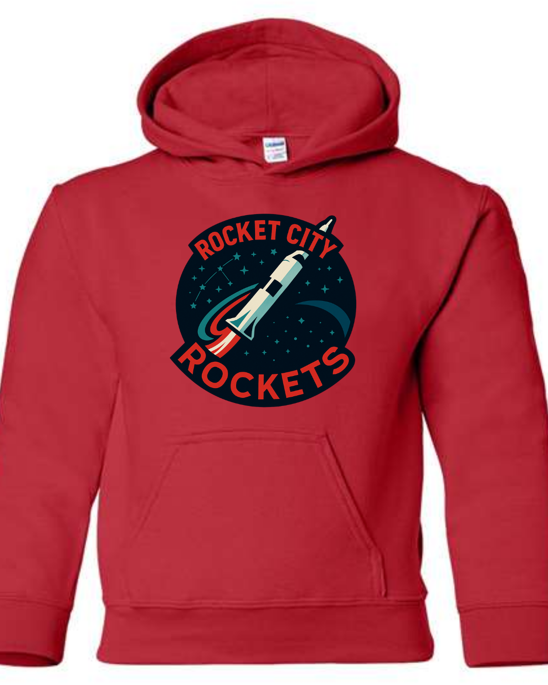 Rocket City Rockets Logo Hoodies