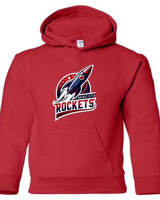 Rocket City Rockets Logo Hoodies