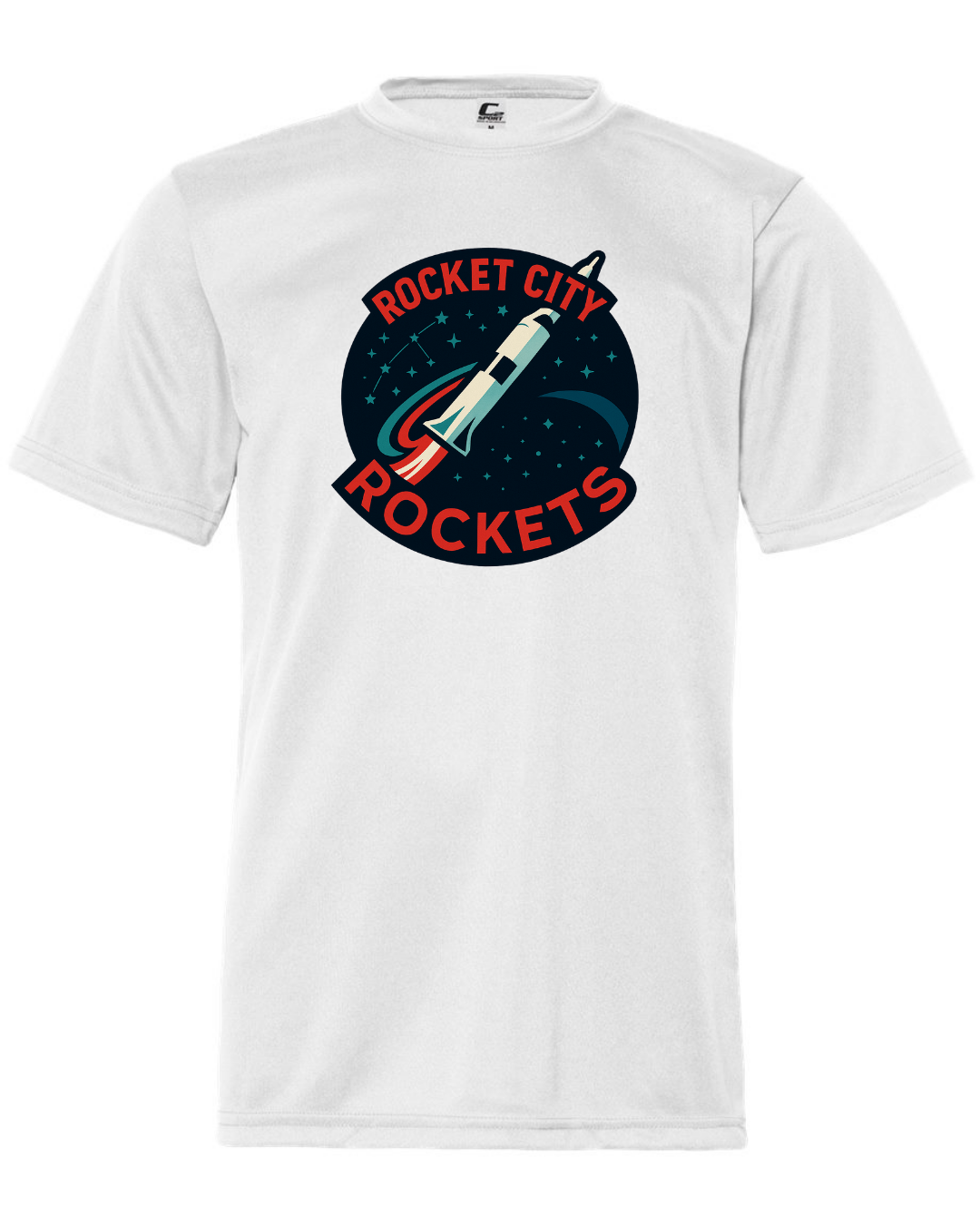 Rocket City Rockets New Design White Shirt