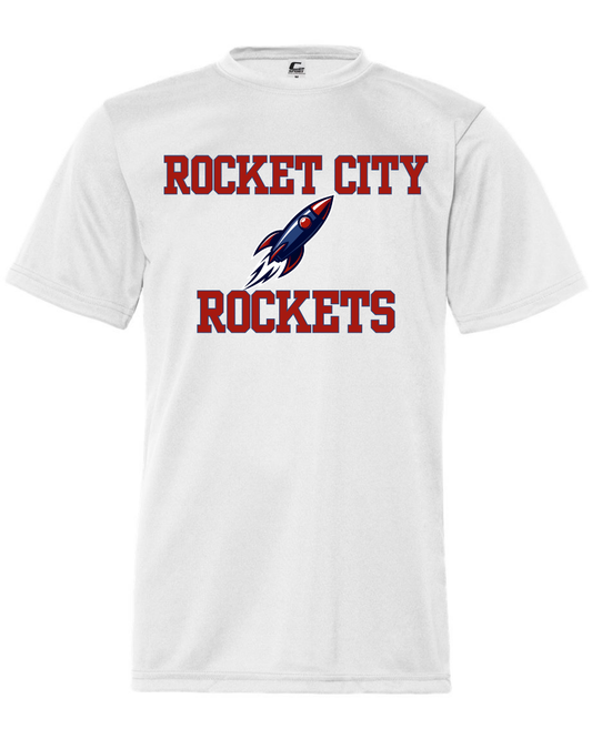 Rocket City Rockets Rocket White Shirts