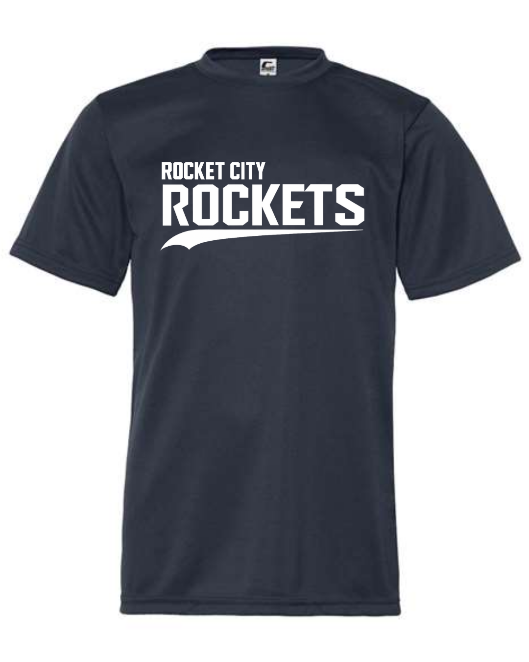 Rocket City Words Navy Shirts
