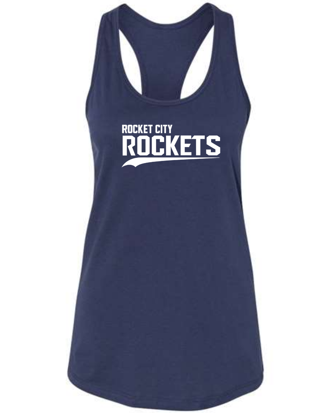Bella+Canvas Racerback Tanks Rocket City Words