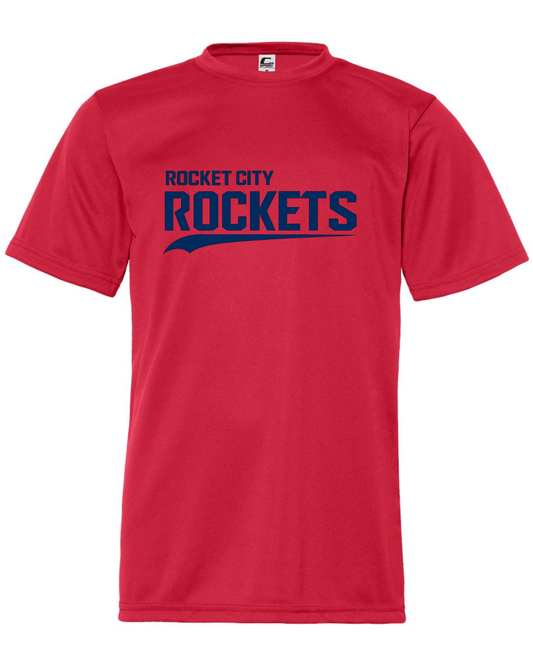 Rocket City Words Red Shirts