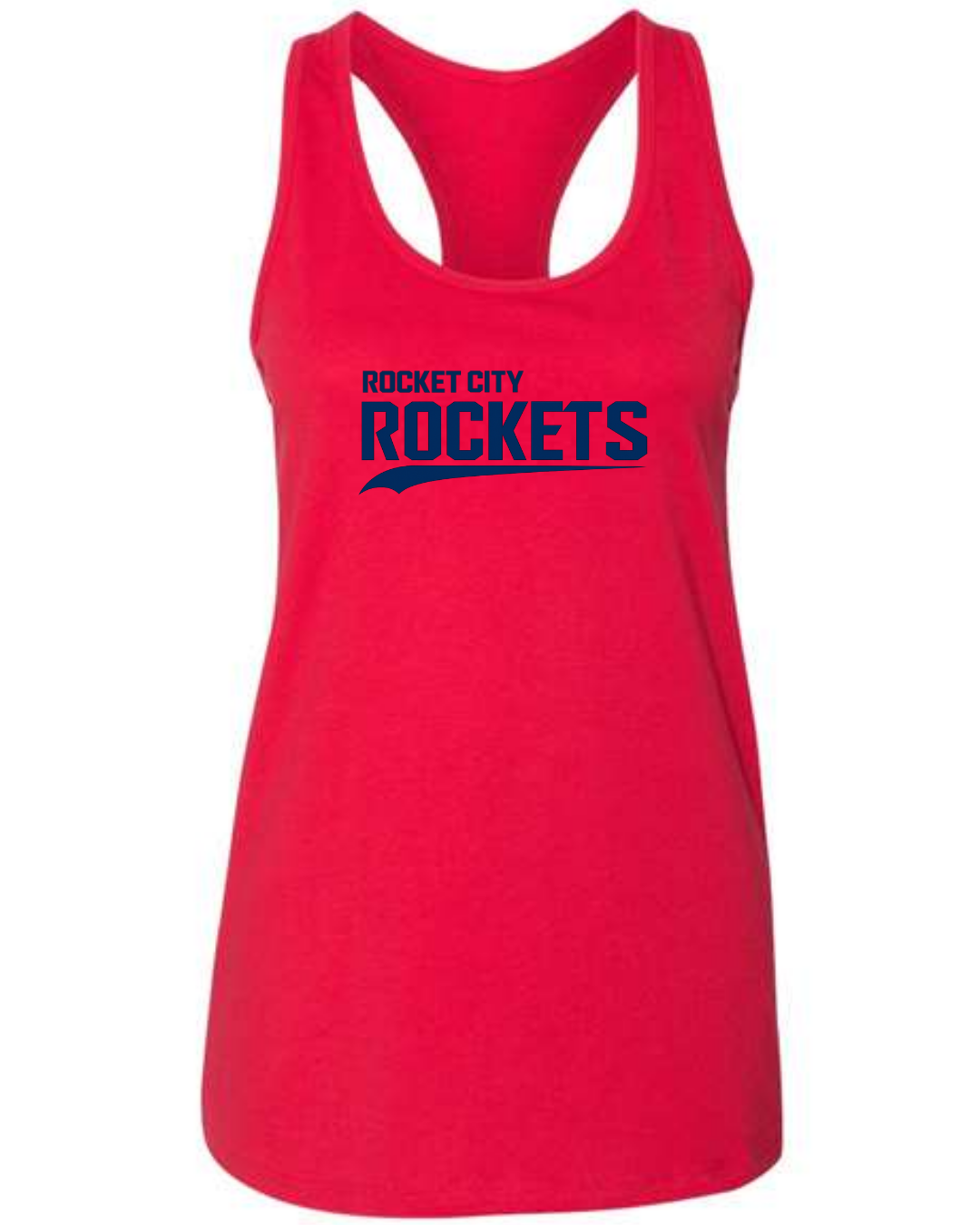 Bella+Canvas Racerback Tanks Rocket City Words