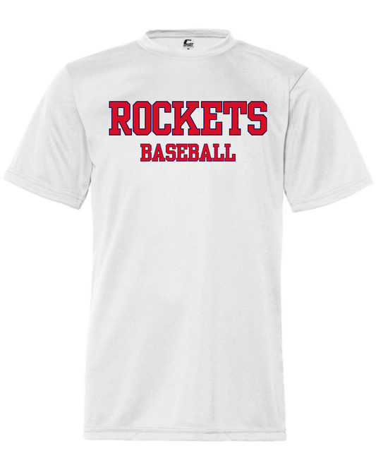 Rockets Baseball Shirt White