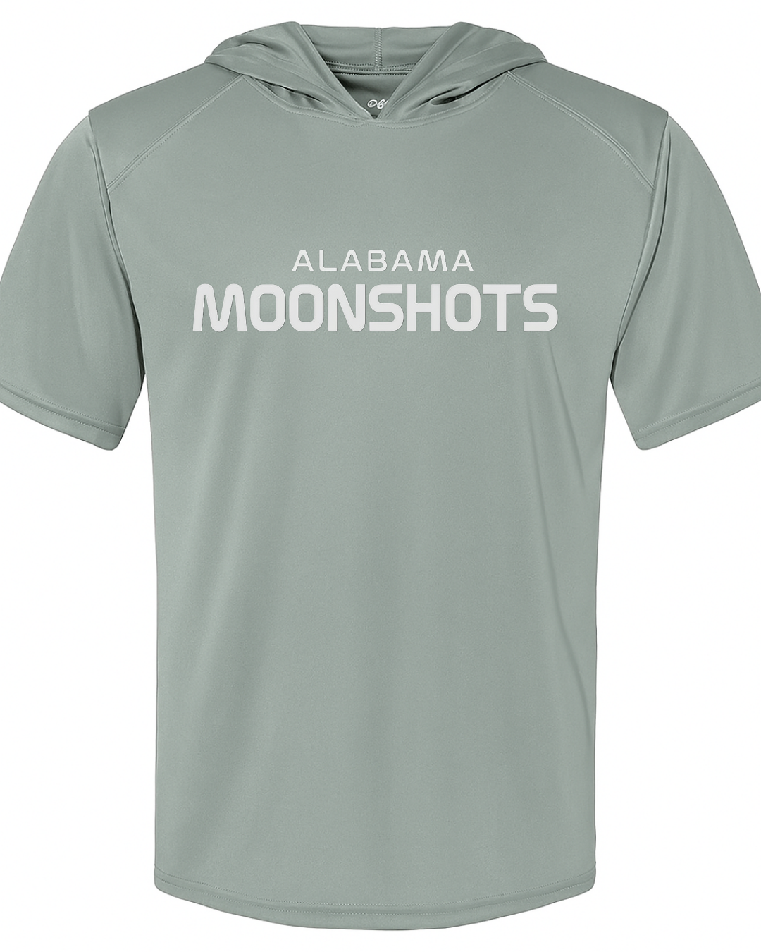 Grey Short Sleeve Tri Blend Hooded Shirts Multiple Designs
