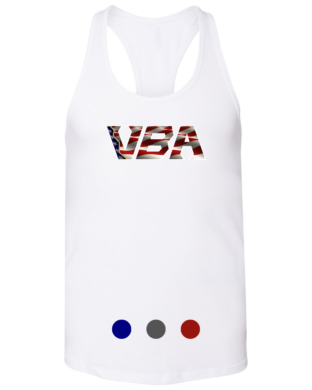 VBA Flag Bella+Canvas Racerback Tank
