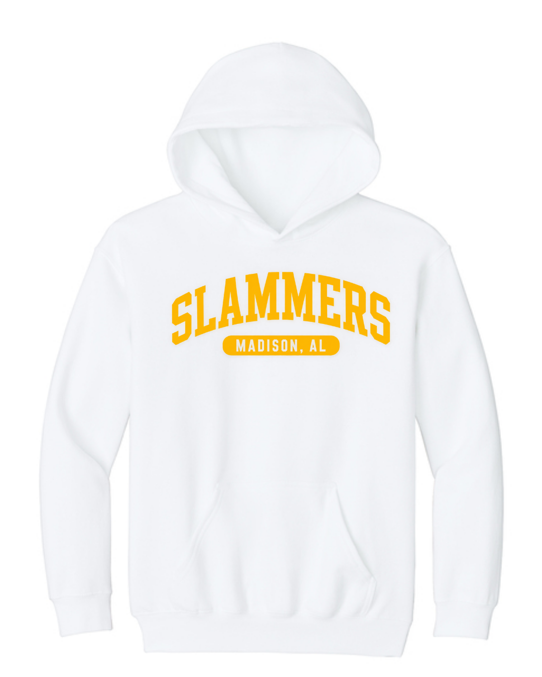 Slammers Madison, AL Hoodies (Gold Black and White)