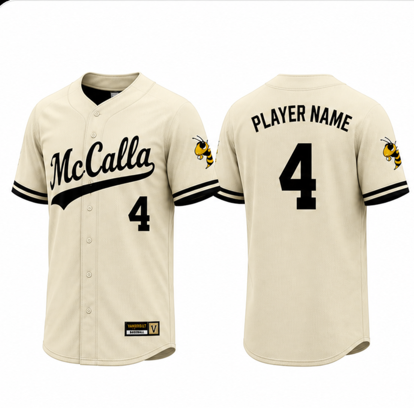 McCalla Baseball Gold Jersey
